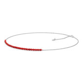 Colier argint cu  coral rosu DiAmanti SK22504N-G